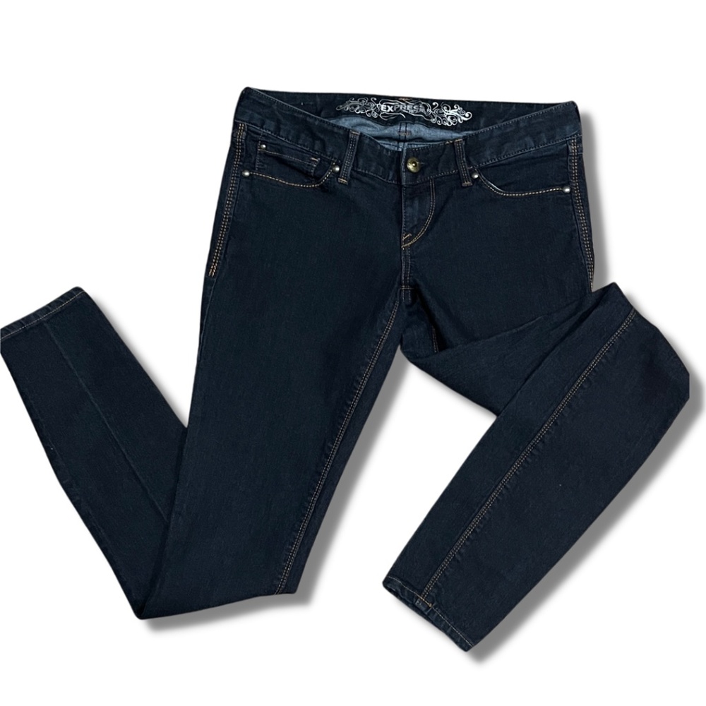 EXPRESS Zelda Jeans Leggings Ultra-Low Rise 4R